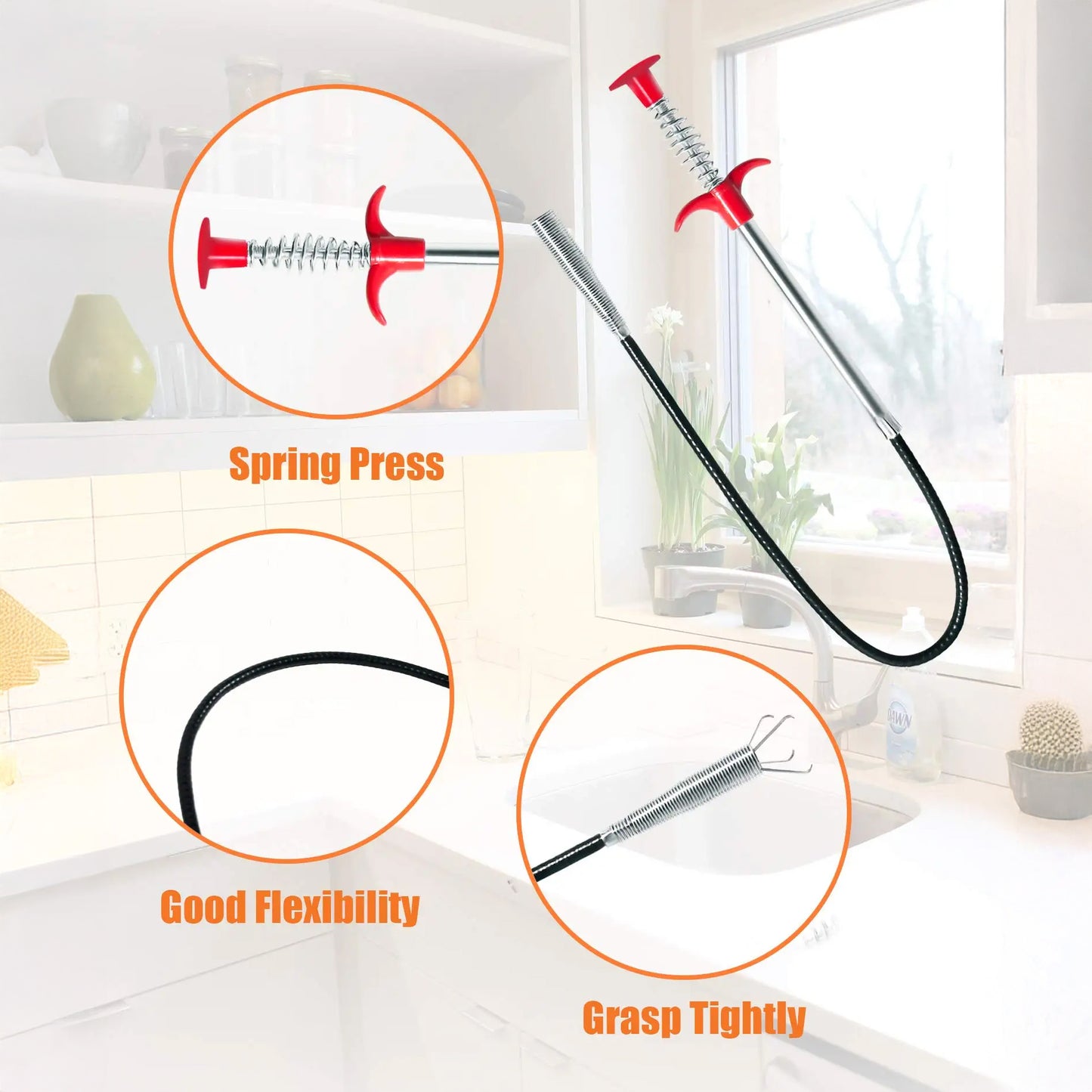 DrainClaw™ Flexibele Afvoerreiniger