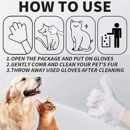Pet Glove Doekjes voor Hond & Kat