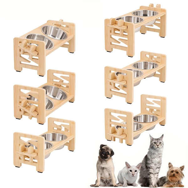 Hoge Puppy & Kitten Eetbak Set
