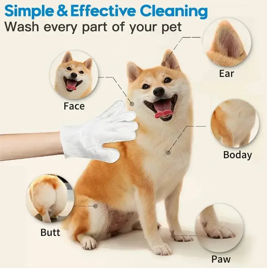 Pet Glove Doekjes voor Hond & Kat
