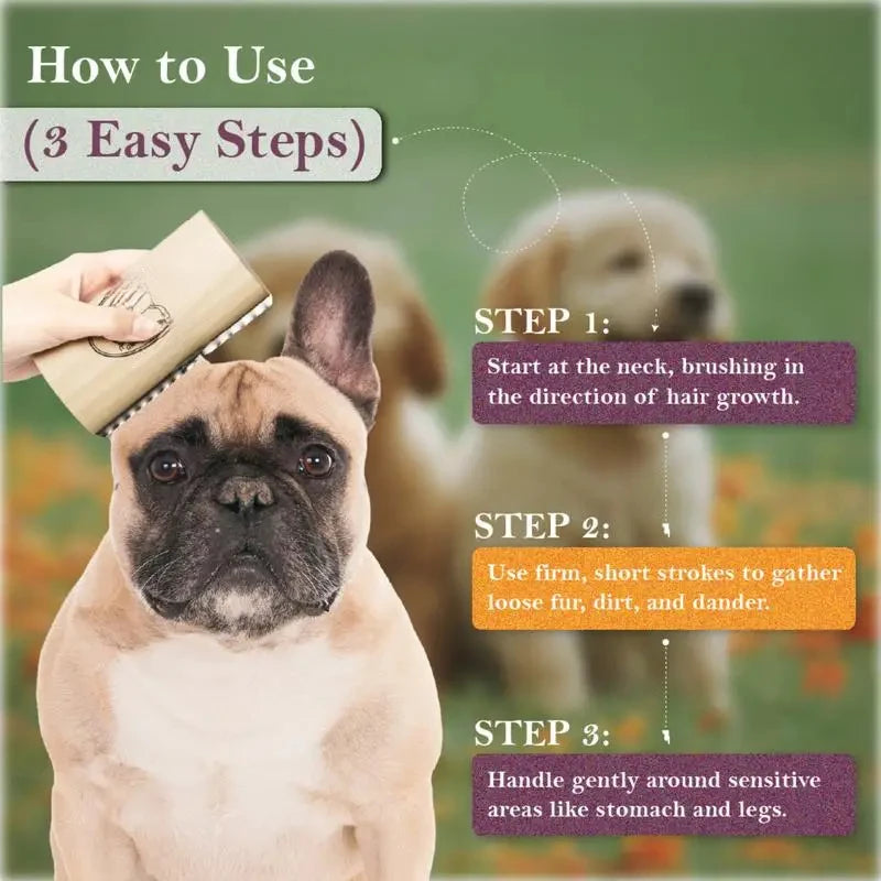 FurEase Pro™ Onderwol Borstel Hond